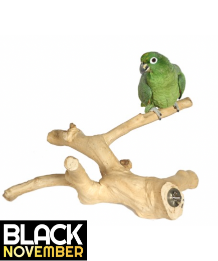 Java Wood Multibranch Perch For Parrots - Medium